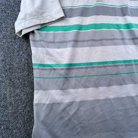 Adidas Golf Polo Climacool Short Sleeve Athletic Golf Shirt Mens Small White - Picture 8 of 13